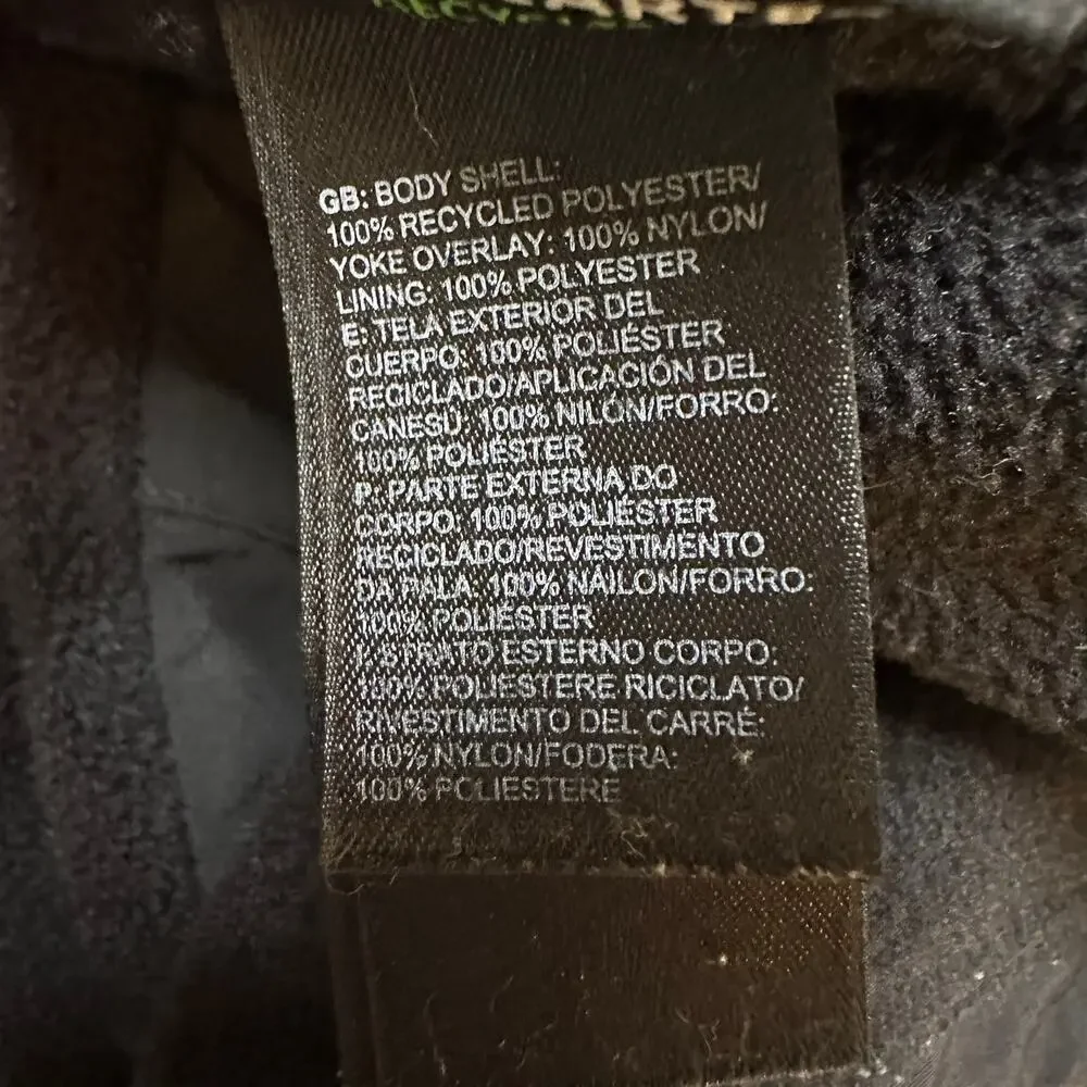 Vintage The‎ North Face Black Denali Fleece Jacket Polartec F12 (2012) Men's XL